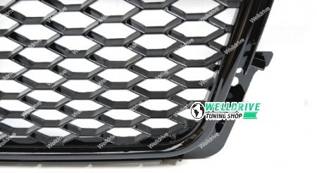 Решетка радиатора Audi A4 B8 08-11 Sport черный глянец