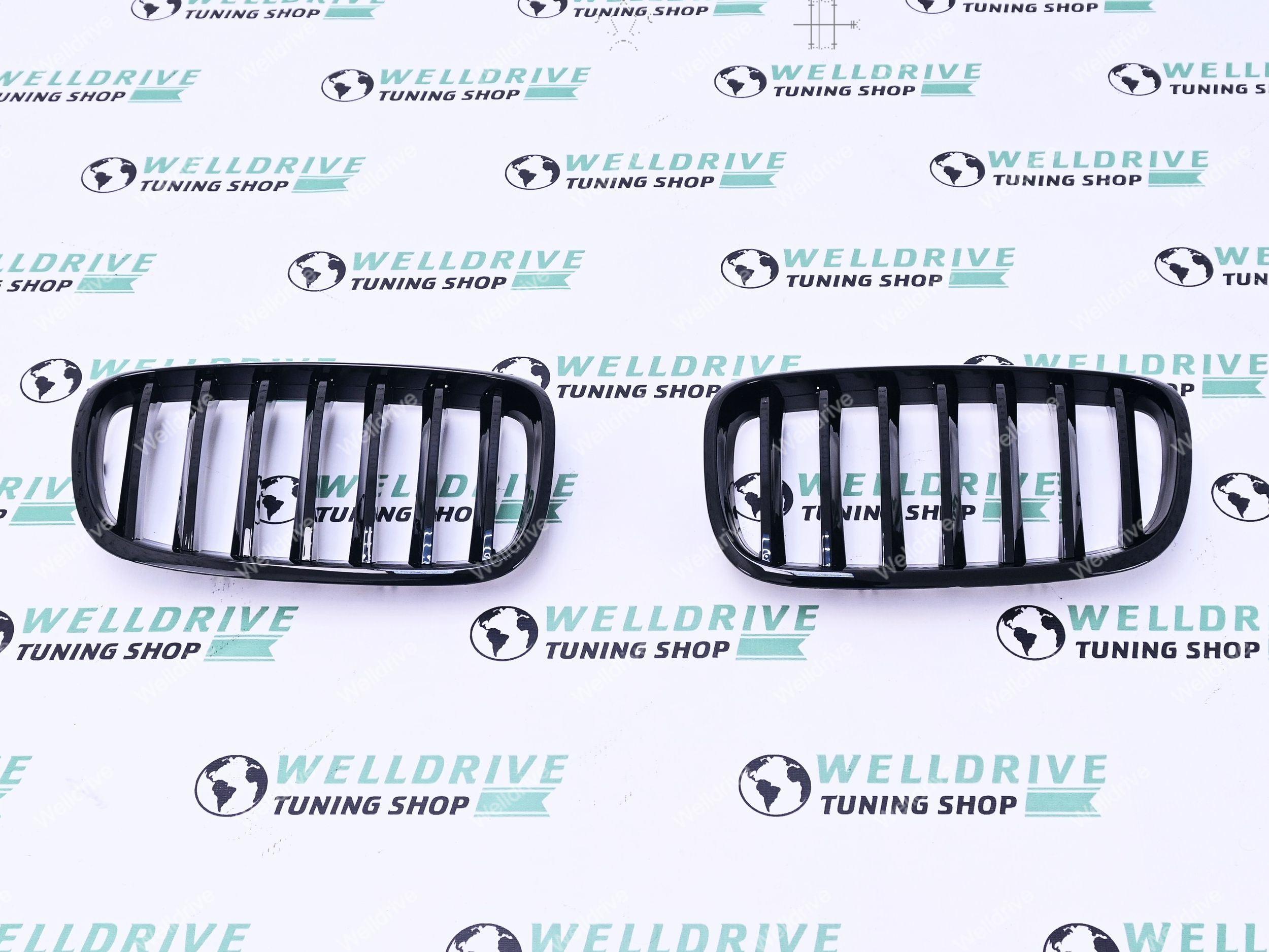 Решетки радиатора BMW X5 E70 X6 E71 X5M E70 X6M E71 M-Performance черные
