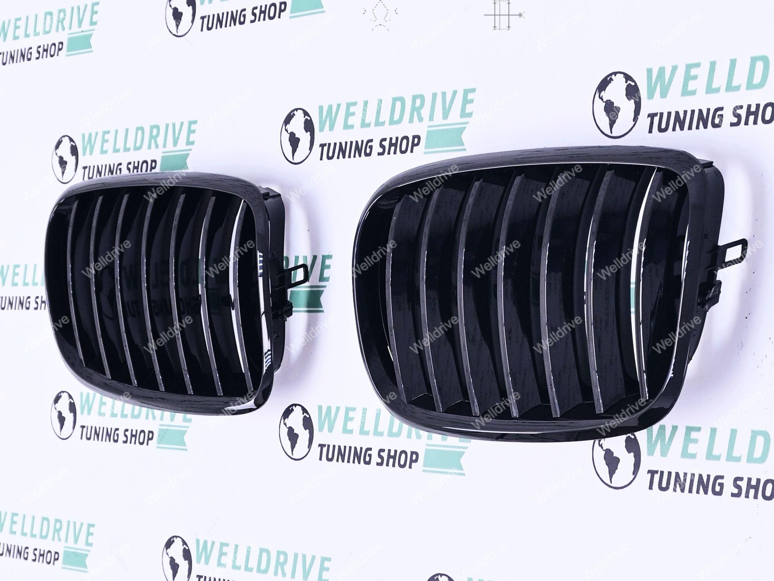 Решетки радиатора BMW X5 E70 X6 E71 X5M E70 X6M E71 M-Performance черные