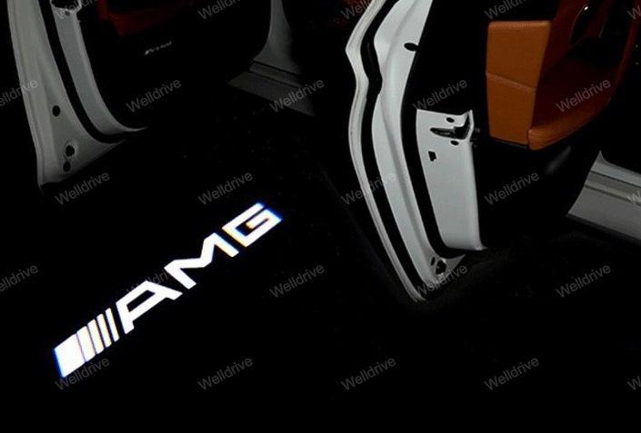 Подсветка дверей с логотипом Mercedes W164 W176 W177