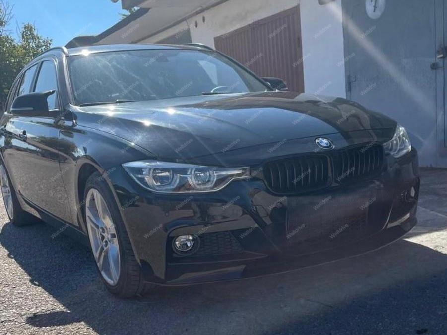 Губа переднего бампера BMW 3 F30 M-Performance черный