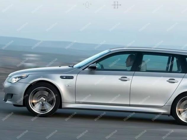 Жабры на крылья BMW 5-series E60 E61 03-10 черный матовый