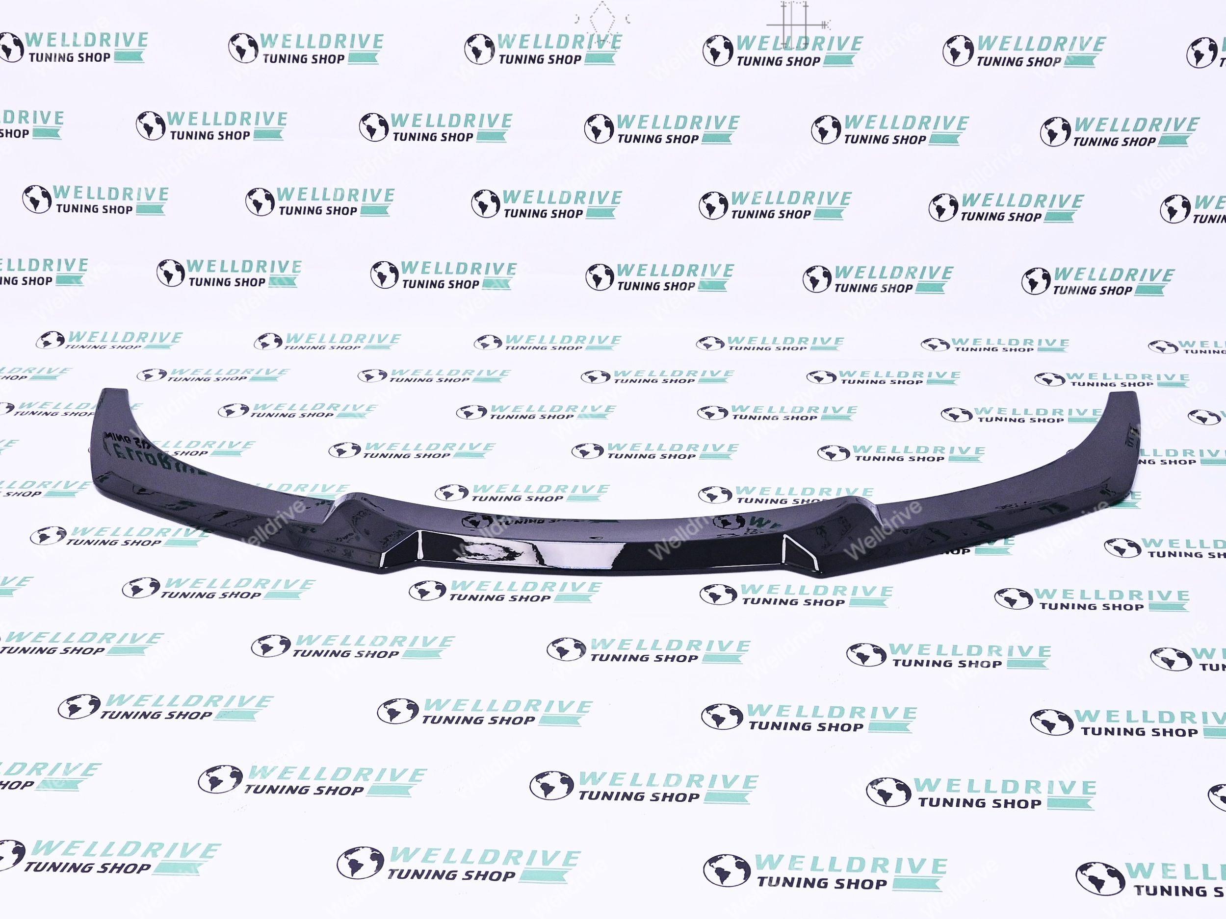 Губа передняя BMW 6-series F06 F12 F13 11-18 M-Sport черный глянец