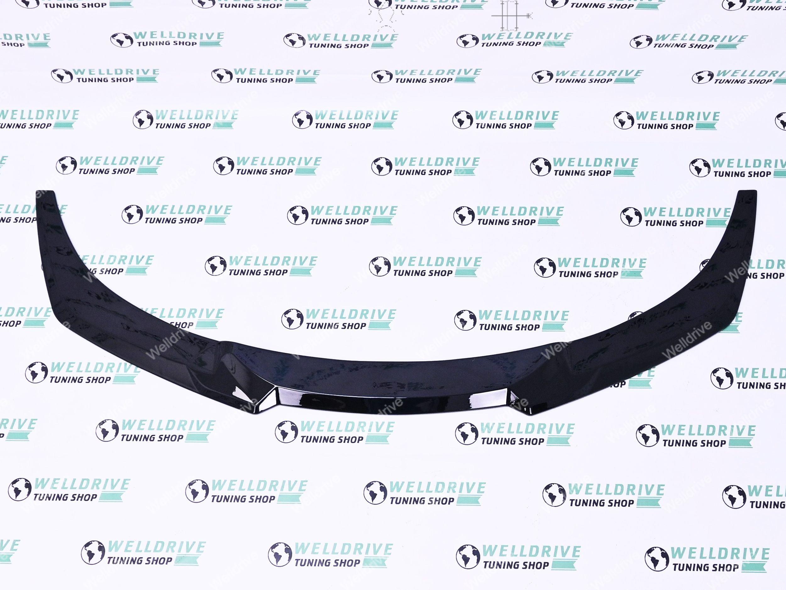 Губа передняя BMW 6-series F06 F12 F13 11-18 M-Sport черный глянец