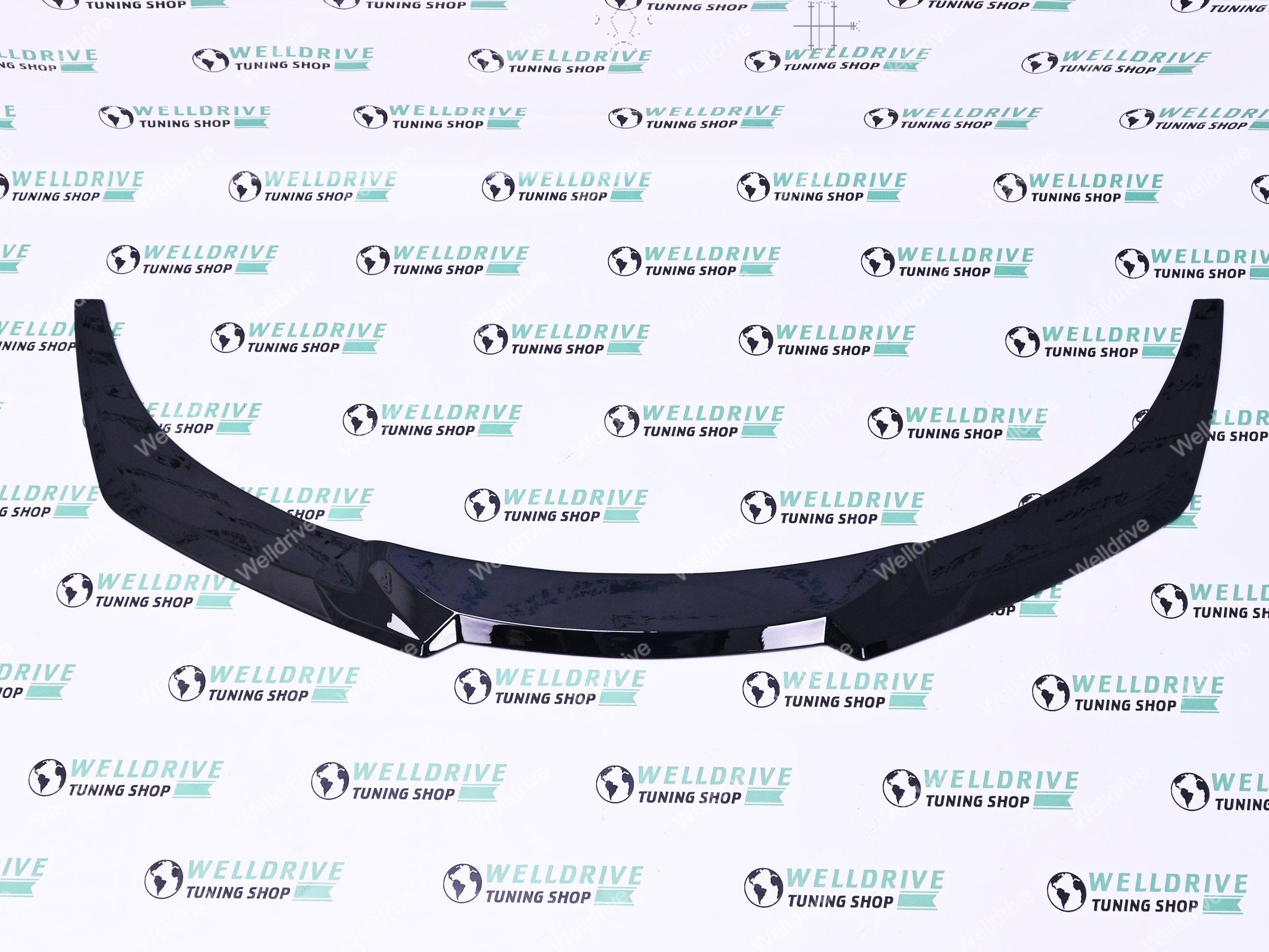 Губа передняя BMW 6-series F06 F12 F13 11-18 M-Sport черный глянец