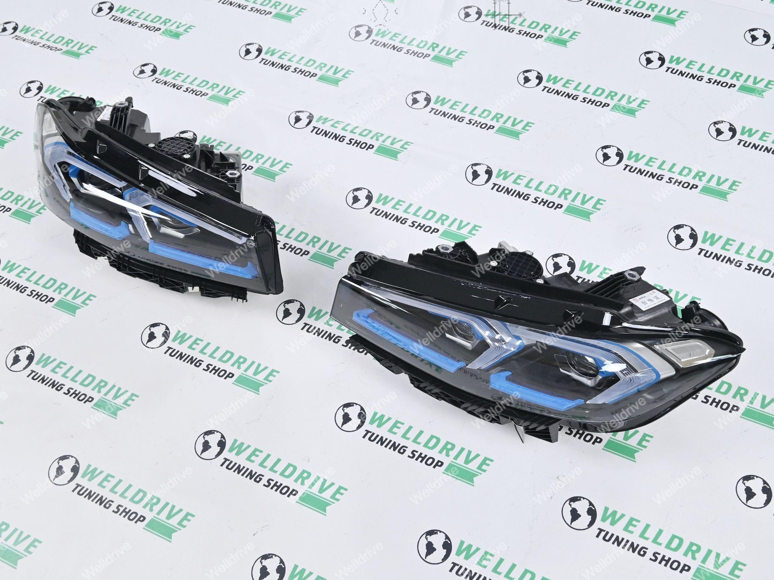 Фары передние BMW 3-Series G20 G21 дорестайлинг 18-22 с логотипом LED