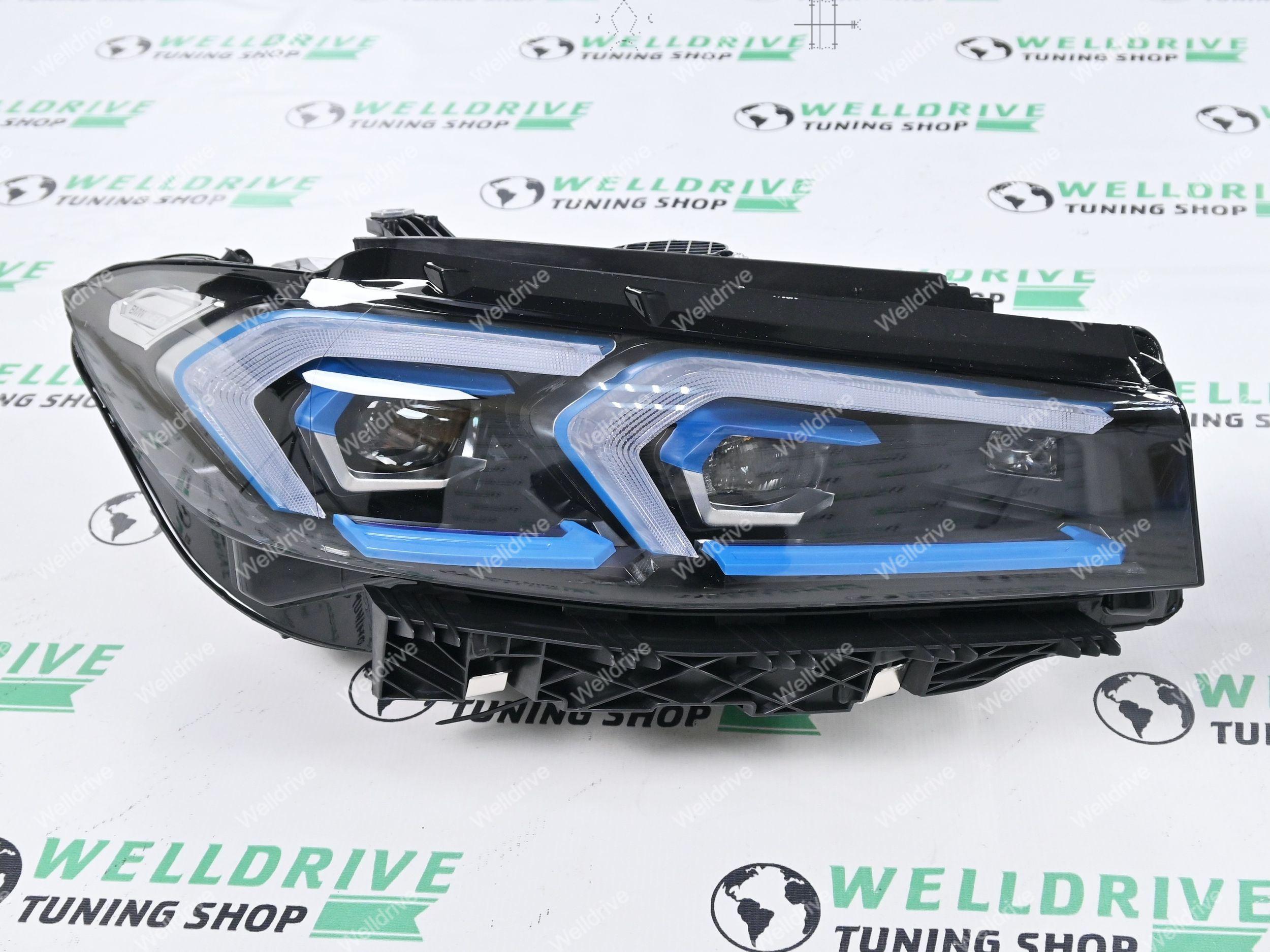 Фары передние BMW 3-Series G20 G21 дорестайлинг 18-22 с логотипом LED
