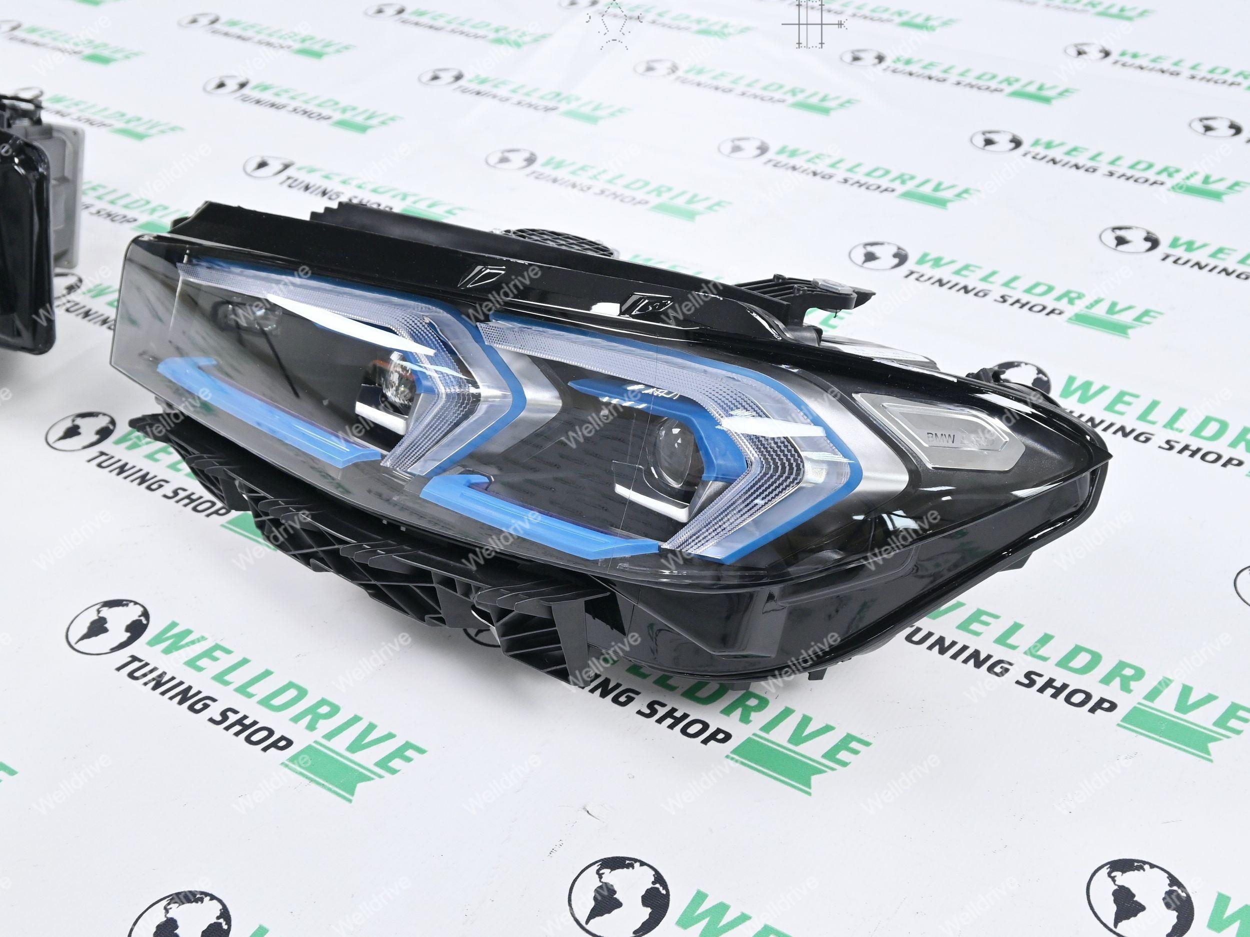 Фары передние BMW 3-Series G20 G21 дорестайлинг 18-22 с логотипом LED