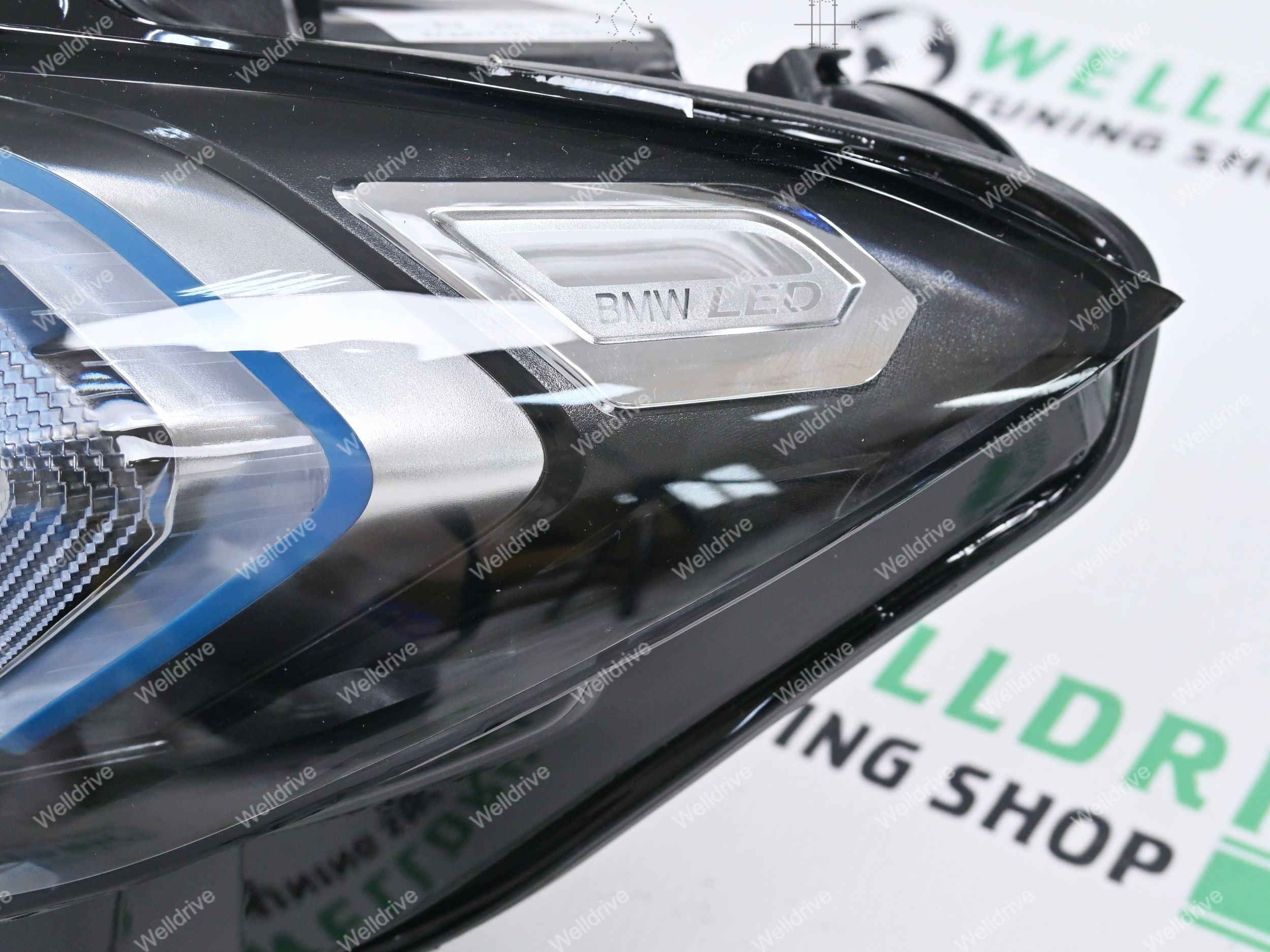 Фары передние BMW 3-Series G20 G21 дорестайлинг 18-22 с логотипом LED