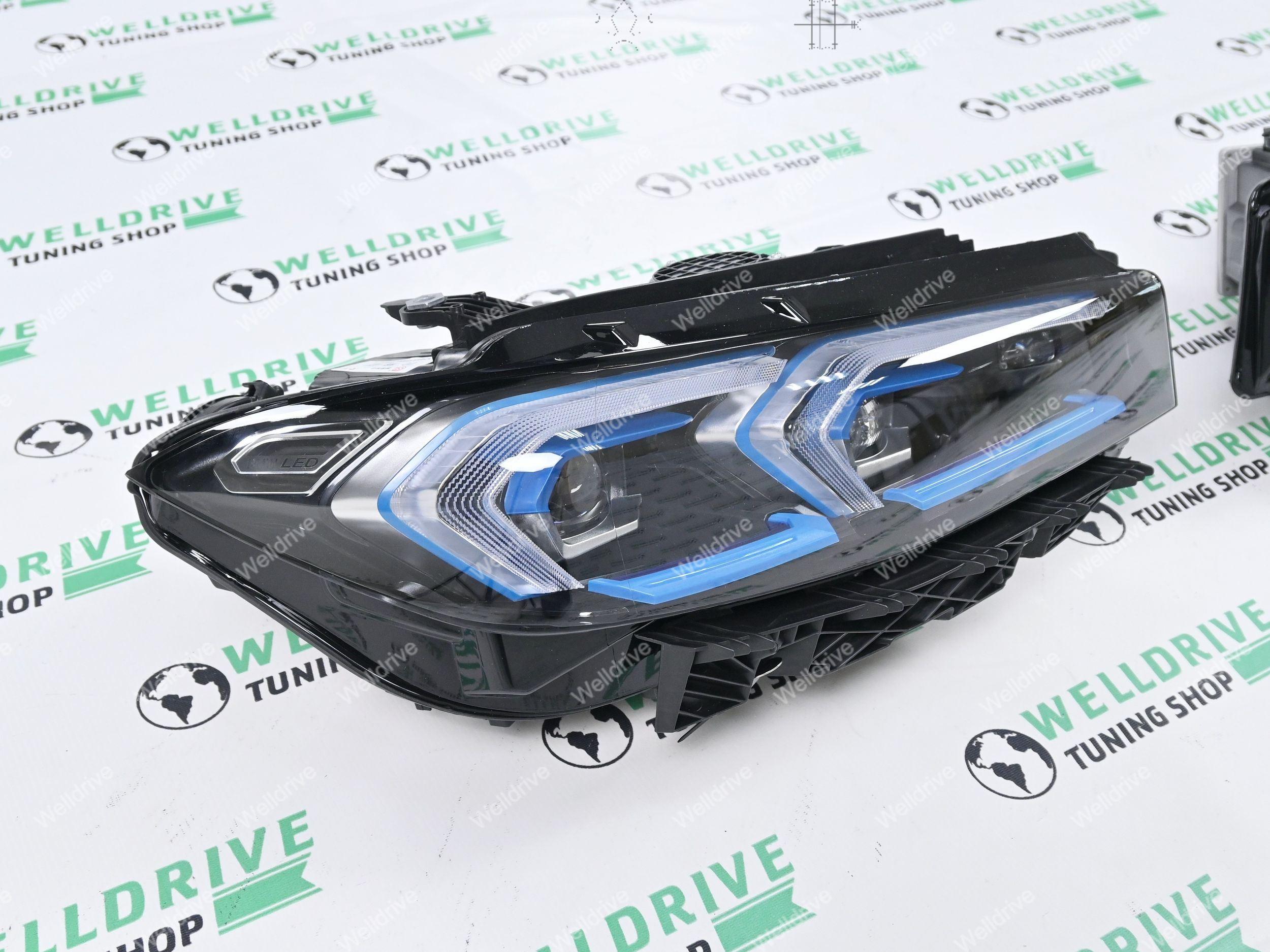 Фары передние BMW 3-Series G20 G21 дорестайлинг 18-22 с логотипом LED