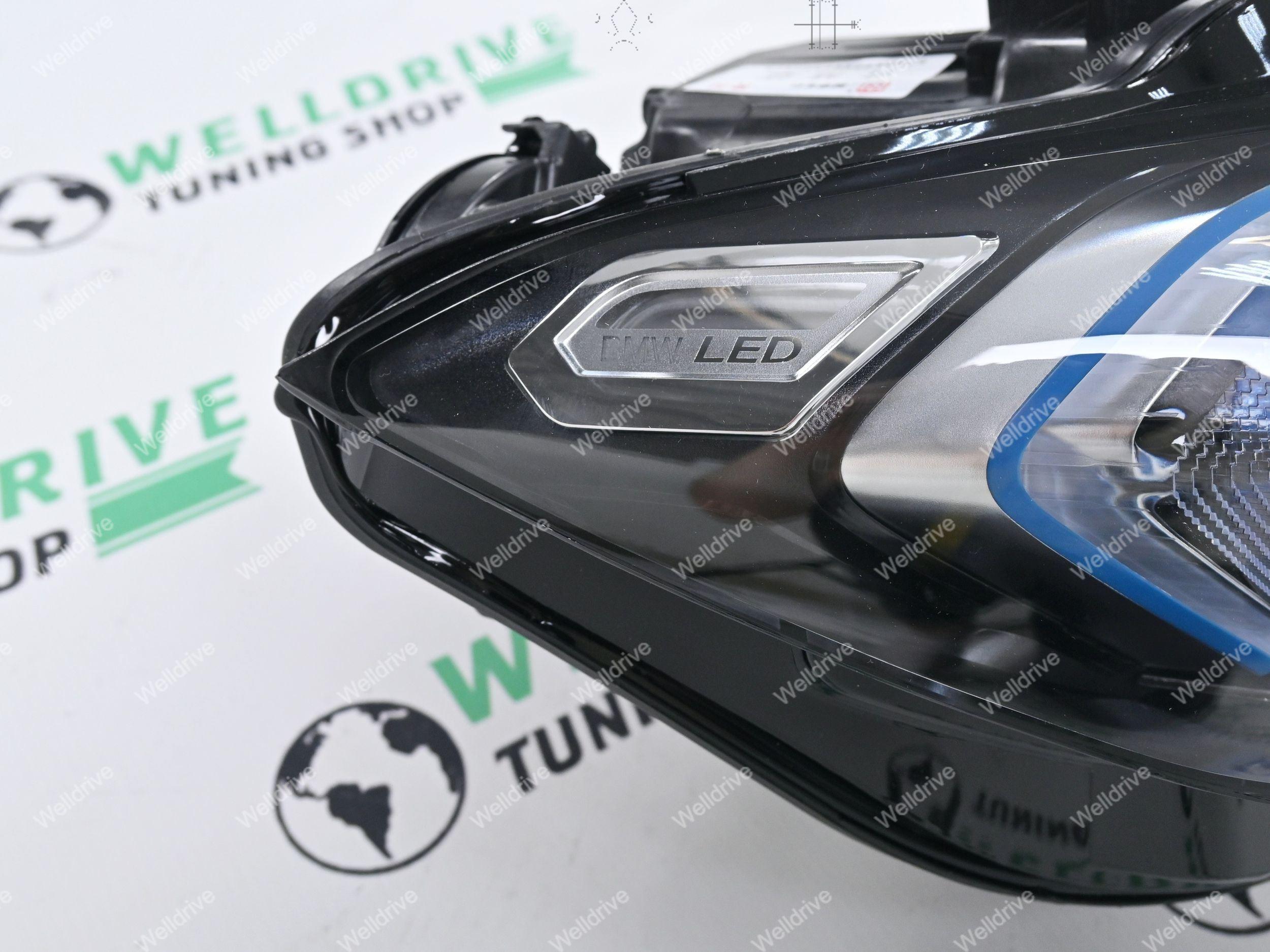 Фары передние BMW 3-Series G20 G21 дорестайлинг 18-22 с логотипом LED