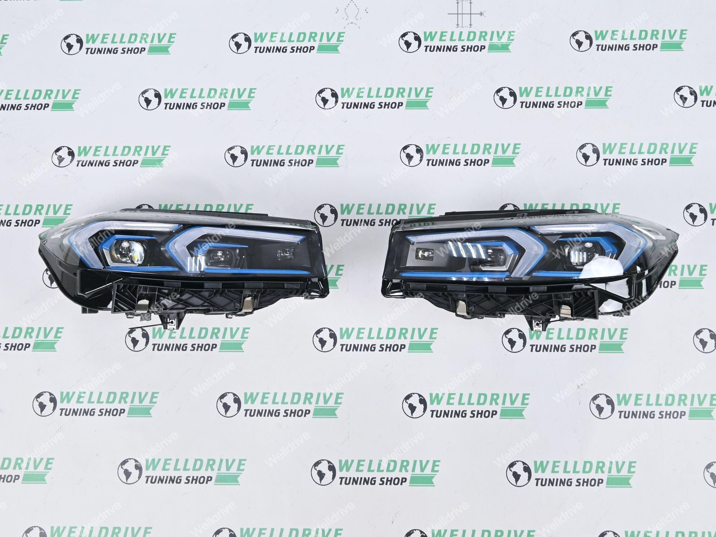 Фары передние BMW 3-Series G20 G21 дорестайлинг 18-22 с логотипом LED