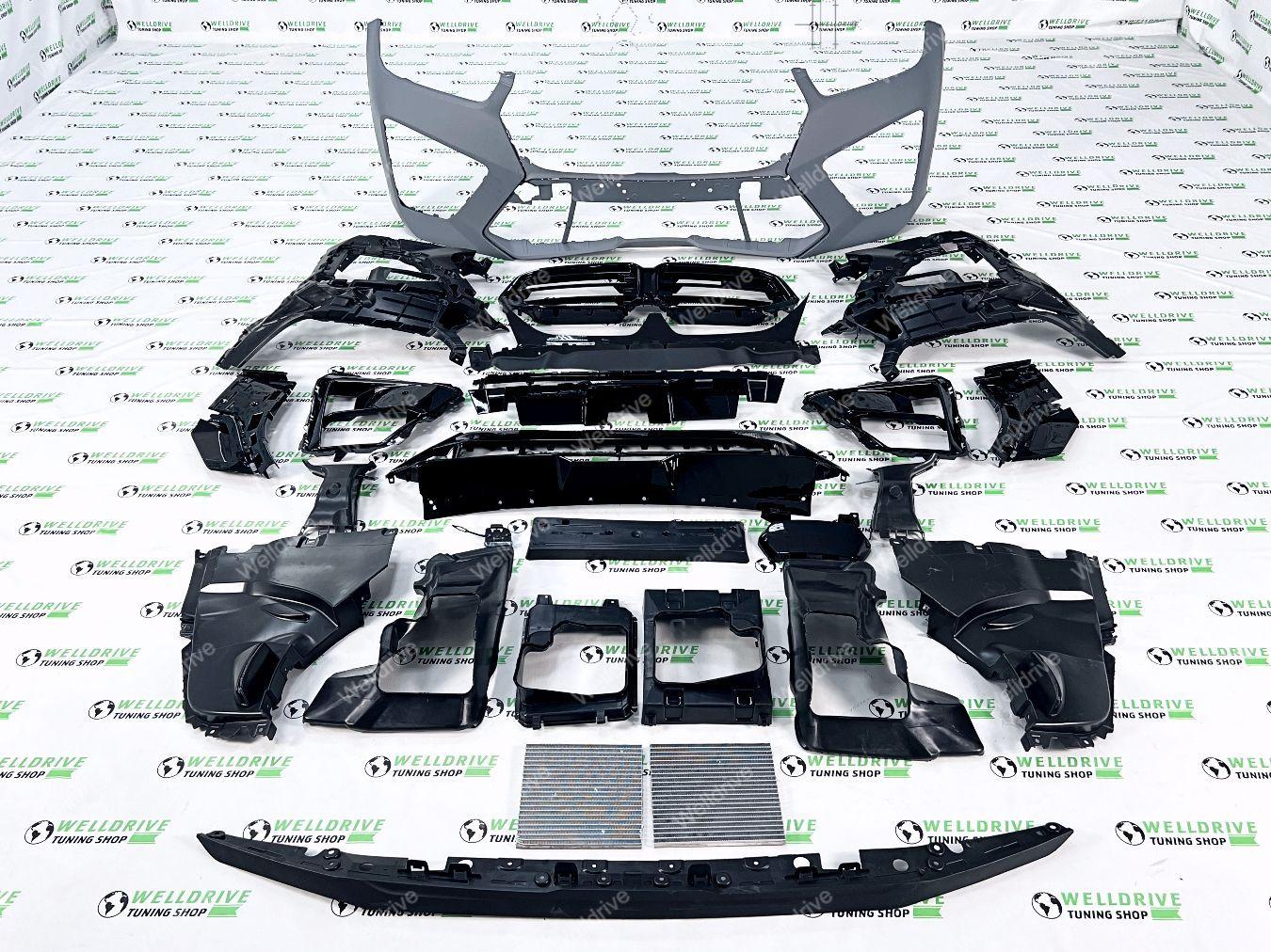 Бампер передний в сборе BMW X6 G06 стиль X6M F96 рестайлинг 23-н.в.