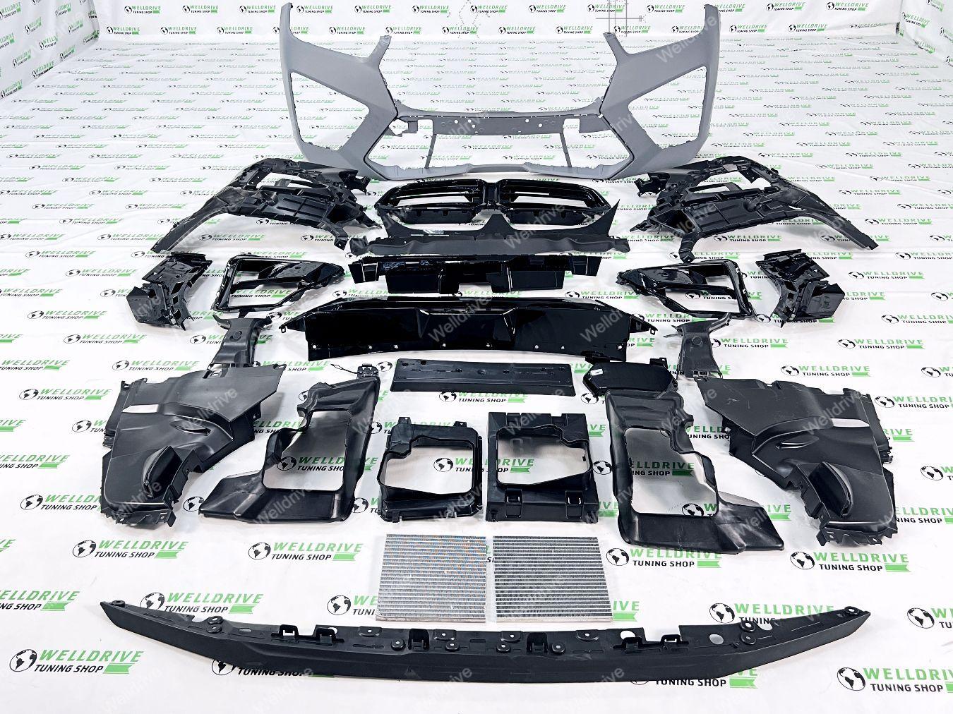 Бампер передний в сборе BMW X6 G06 стиль X6M F96 рестайлинг 23-н.в.