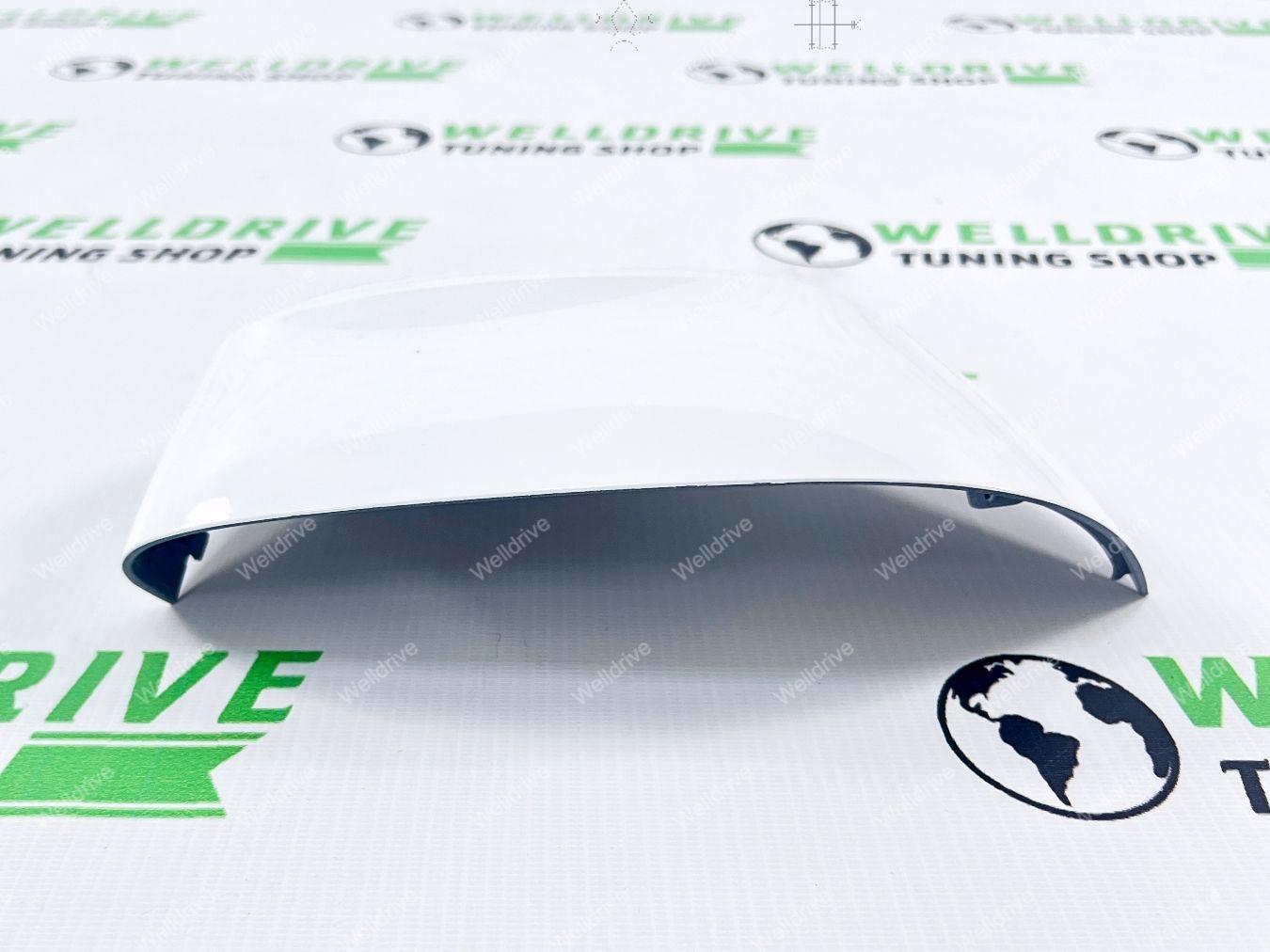 Накладка на левое зеркало заднего вида BMW X4 F26 14-18 белая сток