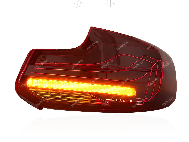 Фонари задние BMW M2 F87 тюнинг стиль CSL красные