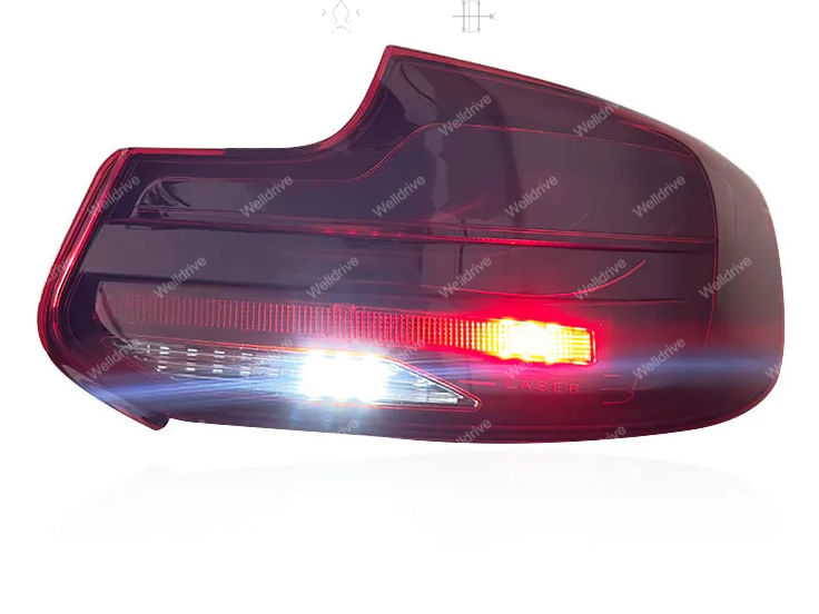 Фонари задние BMW M2 F87 тюнинг стиль CSL красные